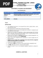 Financial Reporting Task 5 Memo