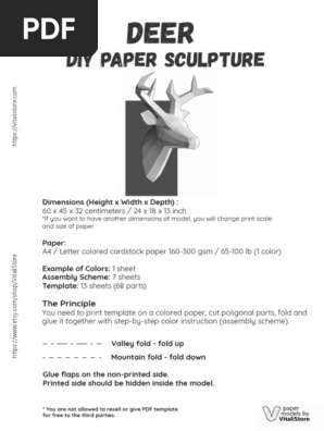 Deer_DIY_Paper_Sculpture_RE2