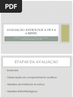 Avaliação de 0 a 6 meses