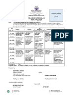 Class and Teachers Program Sample 2