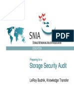 Storage Security Audit: Leroy Budnik, Knowledge Transfer