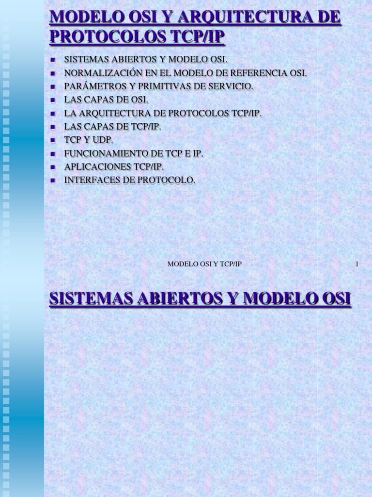 ModeloOSIyTCPIP PDF | PDF | Modelo osi | Protocolos de internet