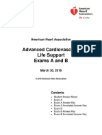 ACLS Exams A and B 3-30-16