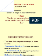 TRANSPORTE DE CALOR POR RADIACION  2016.ppt