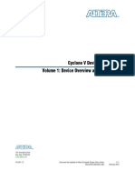 Cyclone V Device Handbook Device Overview and Datasheet