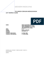 [PDF] Lap_pencelupan Poliamida Dengan Mengunakan Zat Warna Asam