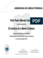 Certificado_de_Fundamentos_de_Lderes_Cristianos-Mamani_Quispe_Felix_Pedro