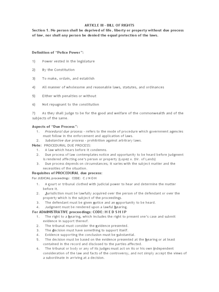 Article Iii - Bill of Rights | PDF | Search Warrant | Bail