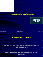 Métodos de Evaluación