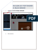 SIGN IN DAN SIGN OUT FOR TEACHER DI KELAS SEESAW Mam Ir