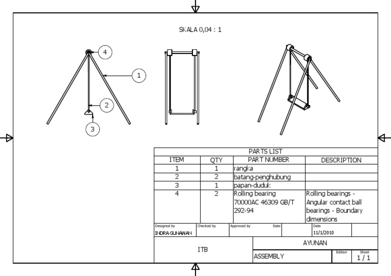 Ayunan Assembly Parts List | PDF