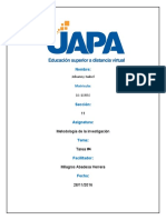 Tarea 4 de Metodologia de Investigacion Uapa