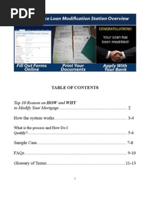 Self Service Loan Mod 1st Copy