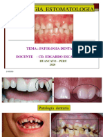 ALTERACIONES DENTARIAS 2020.I (Parte1)