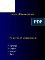 Measurement Levels