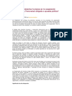 El enfoque de derechos humanos en la cooperación internacional