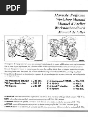 DUCATI Workshop manual 748R '01 　マニュアル　① 1743565975?v=1