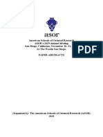 ASOR's 2019 PDF