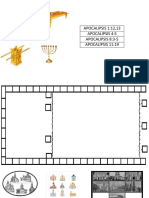 Esquema Del Santuario en Apocalipsis - Actividad Niños