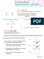 Rectas Paralelas Perpendiculares y Secantes