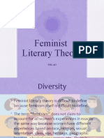 Feminist Literary Theory: Eng 4U