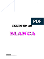 3D Texto Inkscape