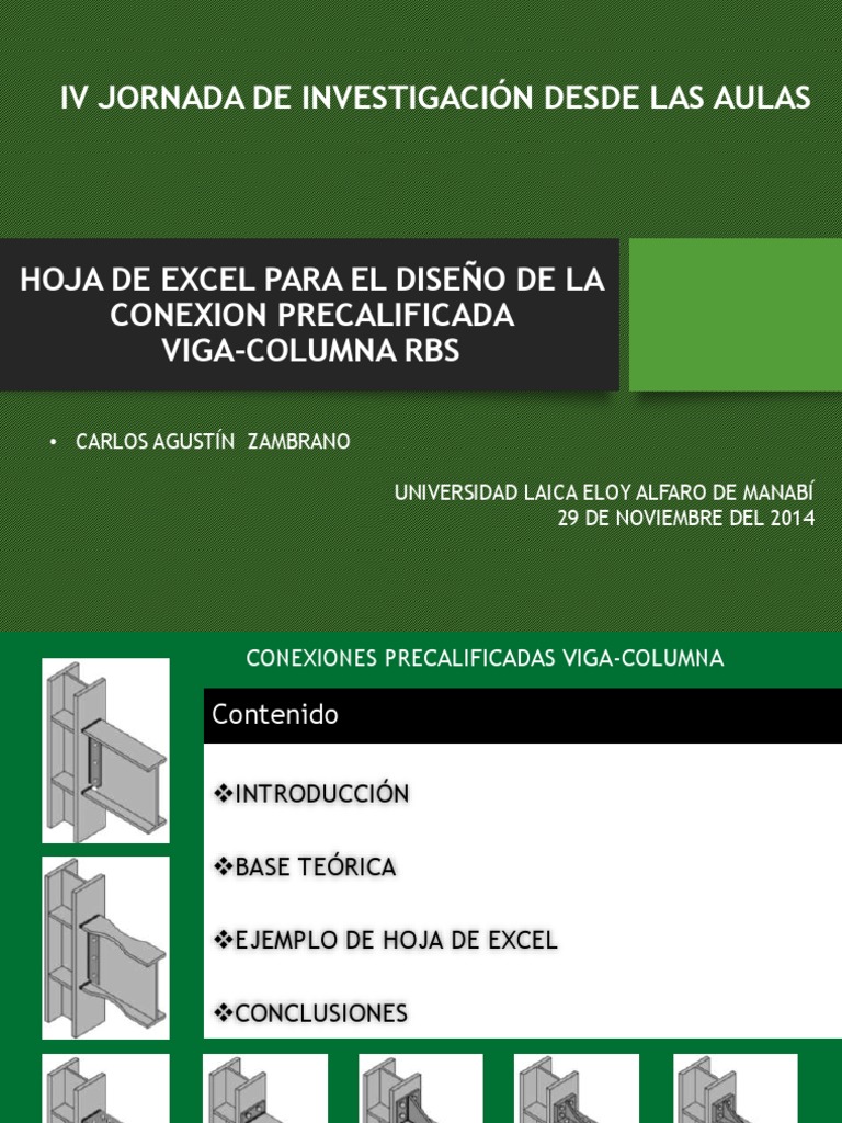 Diseño de Conexiones Precalificadas RBS | PDF | Naturaleza