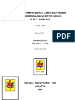 Solusi Sistem Penggerak Listrik Belt Feeder Dengan Menggunakan Motor Induksi