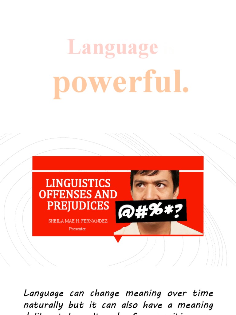 Linguistic Prejudice and Bias Awareness | PDF | Intellectual Disability ...