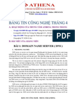 Bài 1: Domain Name Server (DNS) : Ho T Đ NG C A Trung Tâm Athena Trong Tháng