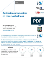 Aplicaciones Isotópicas en Recursos Hídricos PDF