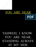 You Are Near