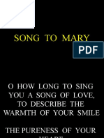 Song To Mary