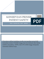 Konsep Dan Prinsip Patient Safety Ners