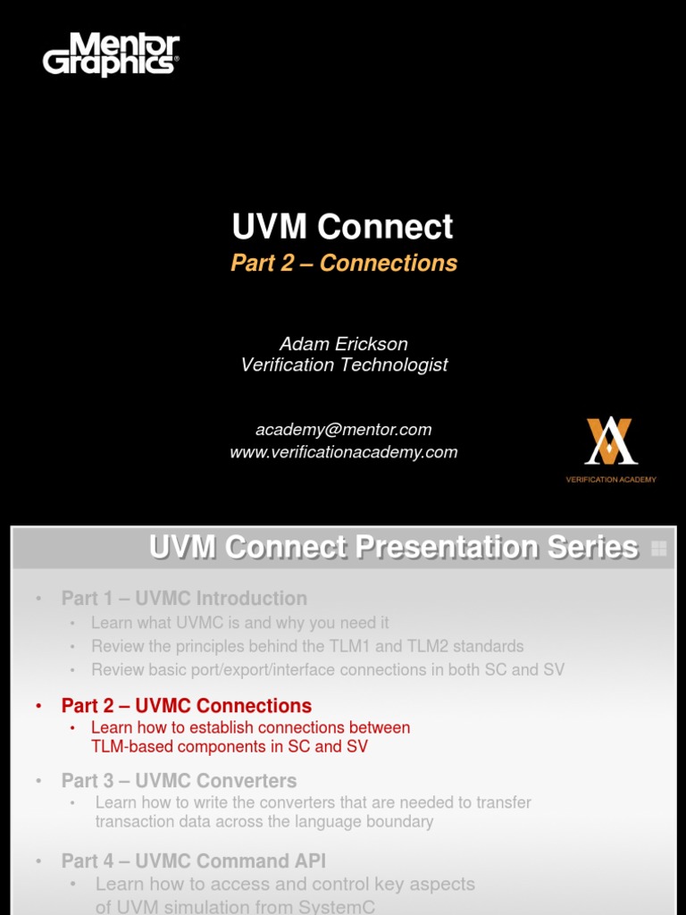 UVM Connect: Part 2 - Connections | PDF | Network Topology ...