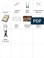 Flashcards Restaurant PDF