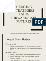 Hedging Strategies Using Forwards and Futures