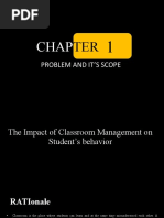 The Impact of Classroom Management on Student’s Behavior