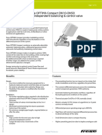 Technote: Frese OPTIMA Compact DN10-DN50 - Pressure Independent Balancing & Control Valve