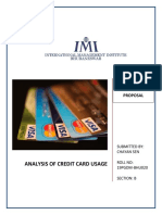 Analysis of Credit Card Usage: Comprehensive Project Proposal