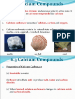 6.4 Calcium Compounds