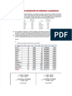 Pronosticos Regresion de Minimos Cuadrados Mes X y X y Xy PDF