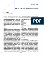 Some Clinical Features Liver Cell Failure: Appraisal: of of Their