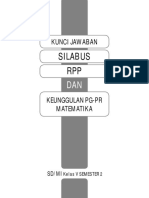 Kunci - RPP Silabus Mate 5 B