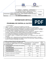 Program de urmarire si control-Sistematizare verticala