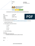 Catatan Aktiviti Guru Semasa Perintah Kawalan Pergerakan (PKP)