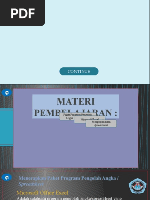 Materi Spreadsheet Slide Kd1