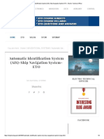 Automatic Identification System (AIS) - Ship Navigation System-ETO - Electro Technical Officer