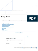 Form (PDF) : College Algebra