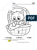 Kitten in a Basket Color-By-Number Coloring Page _ Crayola.com